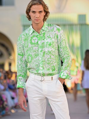 model in activewear attire